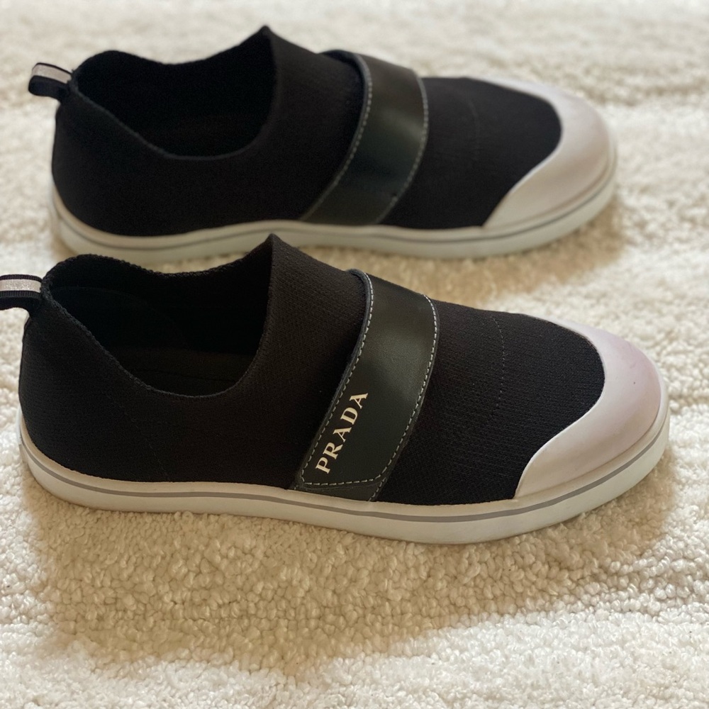 Prada black sneakers